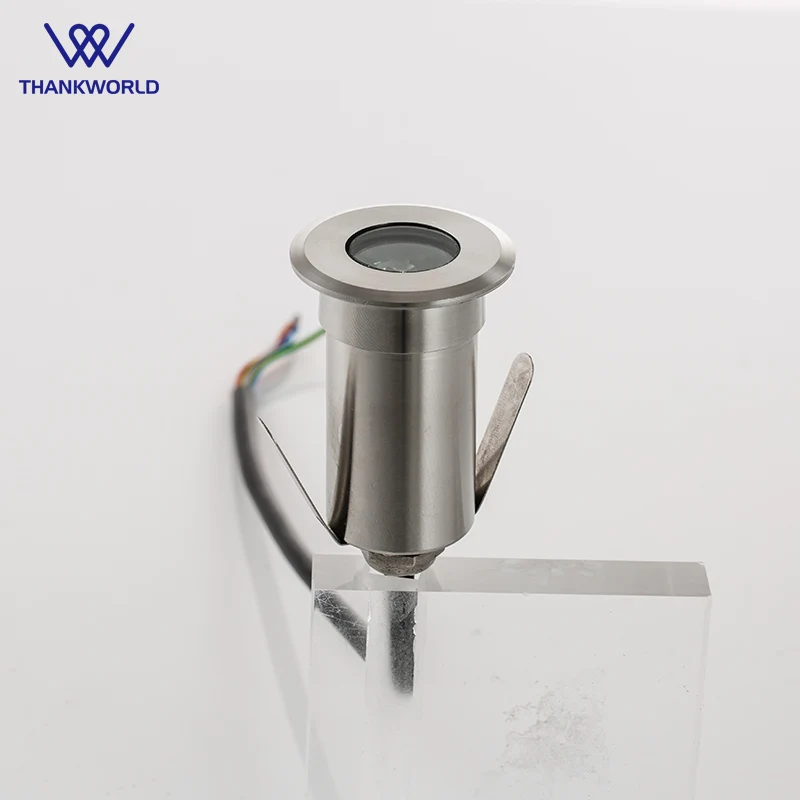 

VW Luminaire Led Underground Lights 1W Outdoor Lighting Stainless steel Recessed led Floor Light IP67 Inground lamp 110v 220v