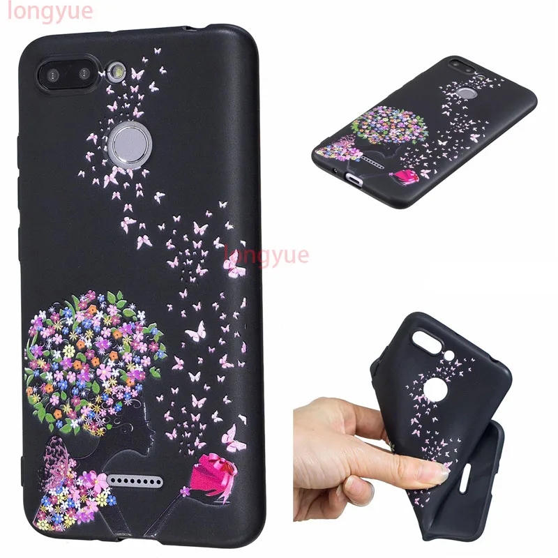 Case For Xiaomi Redmi 6 Cover 3D Cute Bags Soft Silicone TPU 6A Phone Cases |