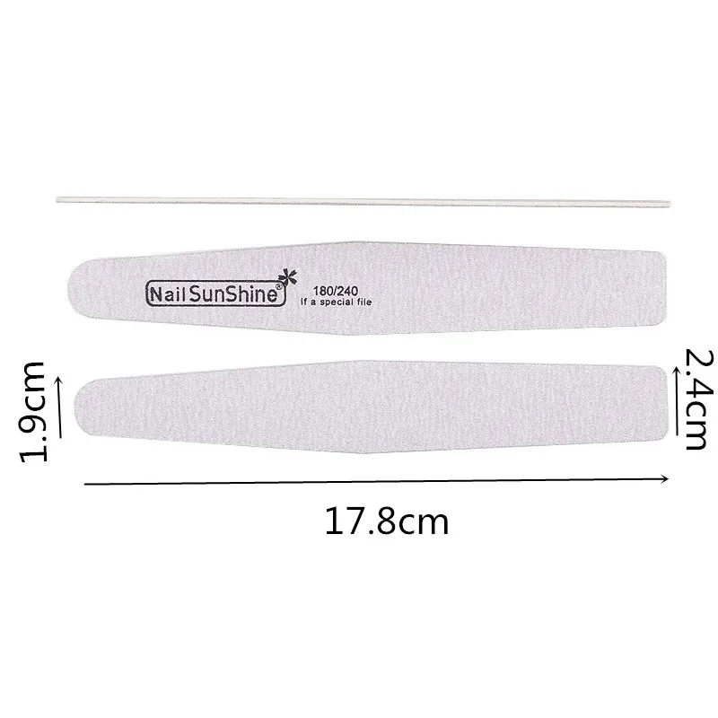 Полировальные пилки для ногтей 5 шт. серые пилочки 180/240 буфер педикюр Маникюрный