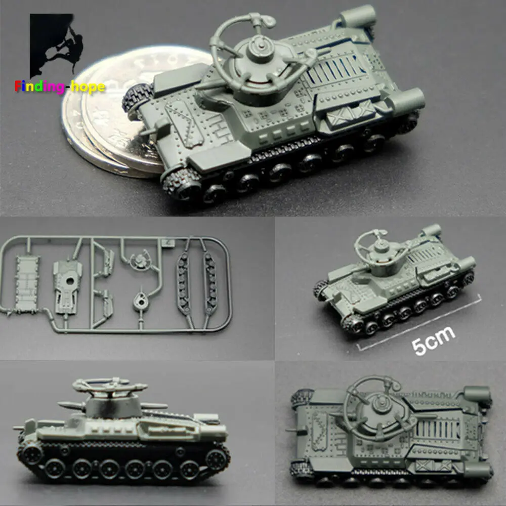 1/144 масштаб 4D сборный Танк модель Panzerkampfwagen T 34/85 AMX 30MAIN Строительные кирпичи