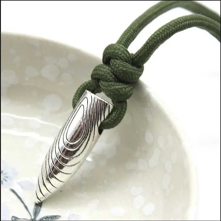 Кулон в виде пули ожерелье Мужская Личность ретро нить ювелирное изделие оптовая