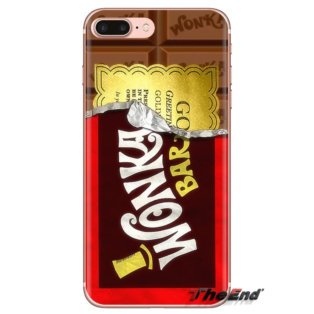 Transparent TPU Cases alenka bar wonka chocolate For Sony Xperia Z Z1 Z2 Z3 Z5 compact M2 M4 M5 C4 E3 T3 XA Huawei Mate 7 8 Y3II |