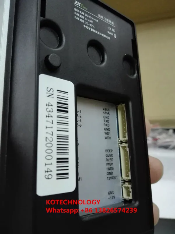 ZKteco F22 Wifi система контроля доступа по отпечаткам пальцев Время часы посещаемость