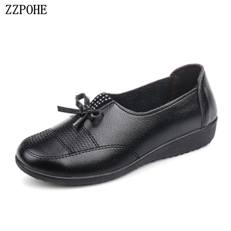 ZZPOHE/Новинка осени 2018 женские нескользящие тонкие туфли с мягкой подошвой женская