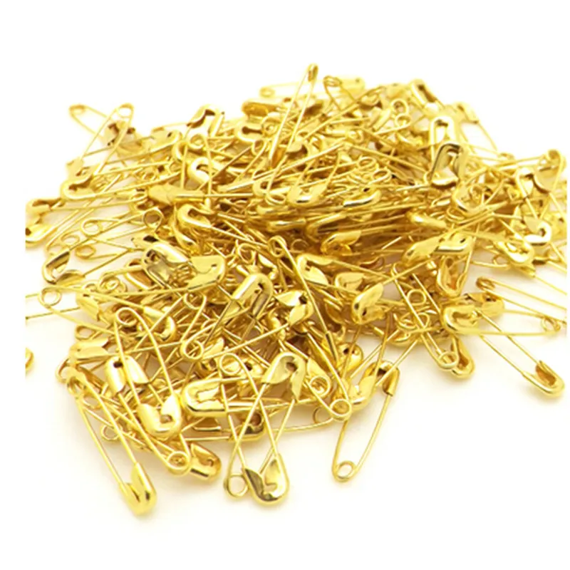 

safety garment pins clip black gold silver brooch paper clips clamps gold plated for home office school new 1000pcs/lot
