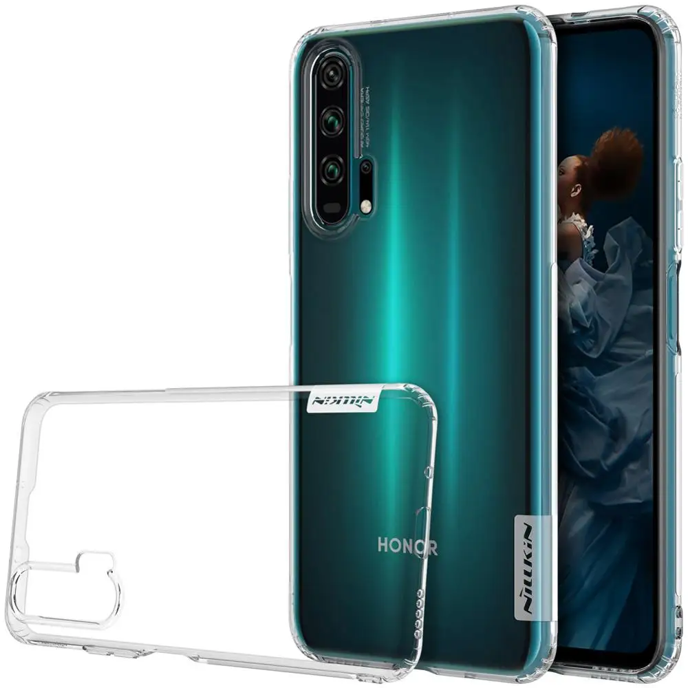 Прозрачный Для huawei Honor 20 Pro 10 9 чехол Nillkin TPU Мягкий Сверхтонкий чехол для телефона huawei Honor 20 Pro 10 9 8 Тонкий силиконовый чехол - Цвет: Прозрачный