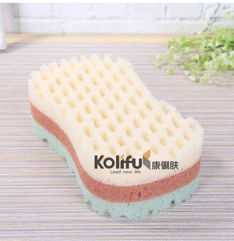 Kolifu 1 шт. Мочалка для ванны, Мочалка для душа, очищающая сетка для тела, Нейлоновая губка, богатые пузыри, Мочалка для тела, Массажная Мочалка для душа KLF013