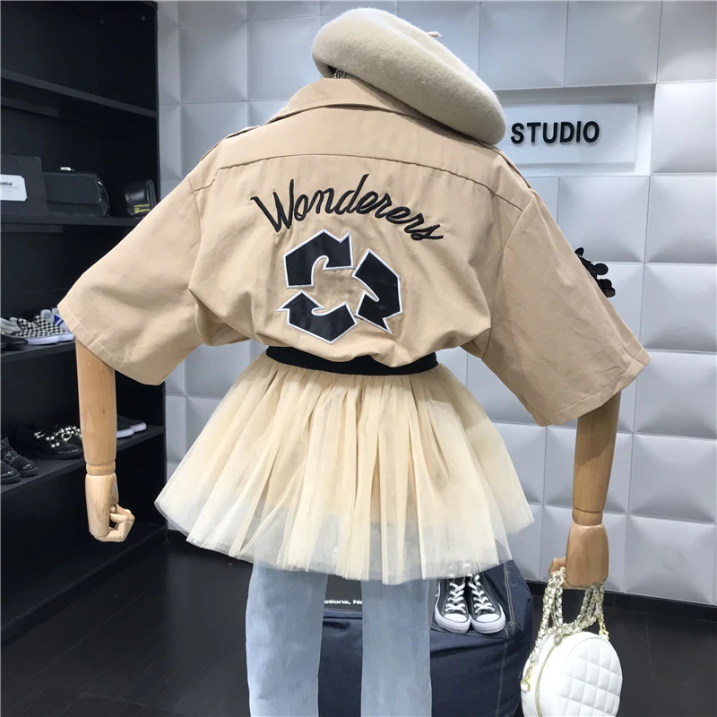 Женский комплект из двух предметов блузка с блестками и коротким рукавом +