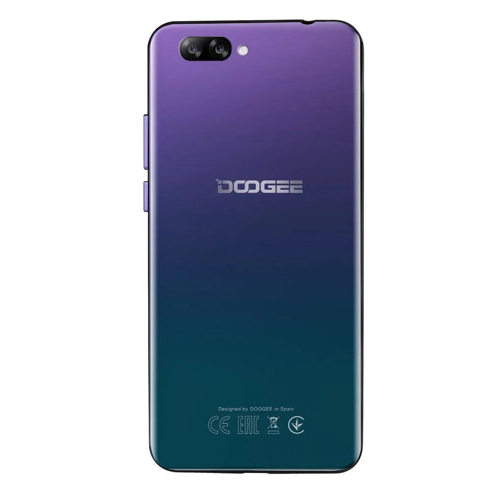 DOOGEE Y7 Plus 4G смартфон 6,18 дюймов MTK6757 Octa Core 6 Гб 64 Гб 16MP 5080 мАч Android 8,1 отпечатков пальцев разблокированная OTG мобильных телефонов