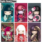 Алмазная мозаика, алмазная вышивка, вышивка крестиком, Мультяшные девушки в Японии 5D алмазная живопись, полный стразы, свадебный подарок 188293