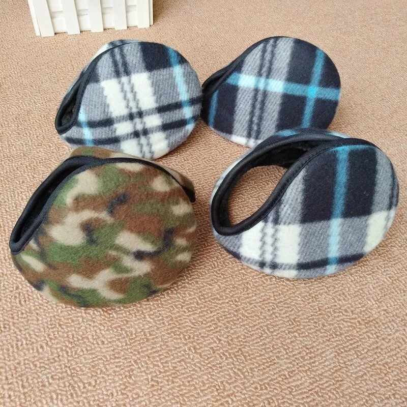 Осенне зимние теплые наушники унисекс для мужчин и женщин камуфляжные меховые в