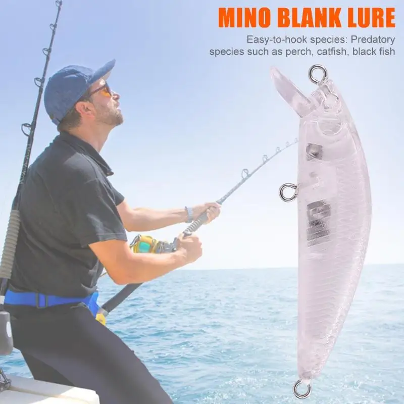 1pc пустой для доставки прикорма и оснастки Неокрашенная твердая поддельные