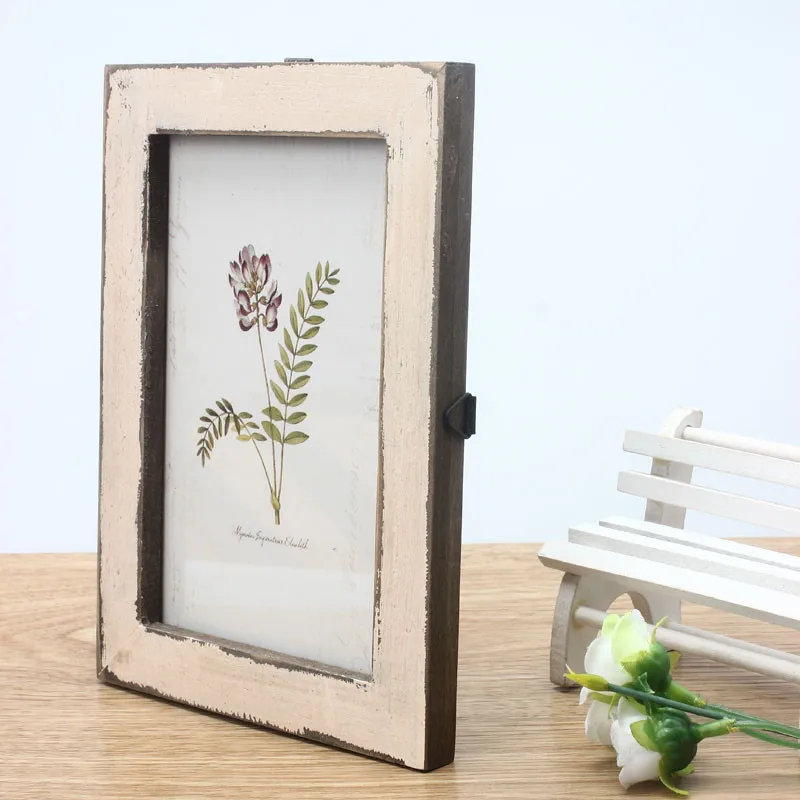 Винтаж фоторамка Home Decor деревянная свадьба Casamento фотографии кадры фоторамка quadros де parede para sala* li