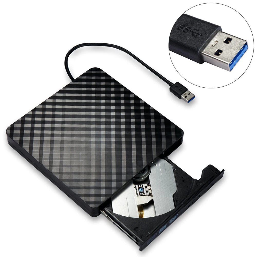 Универсальный внешний компакт дисков DVD ROM USB3.0 dvd привод Desktop Прочный USB RW диск