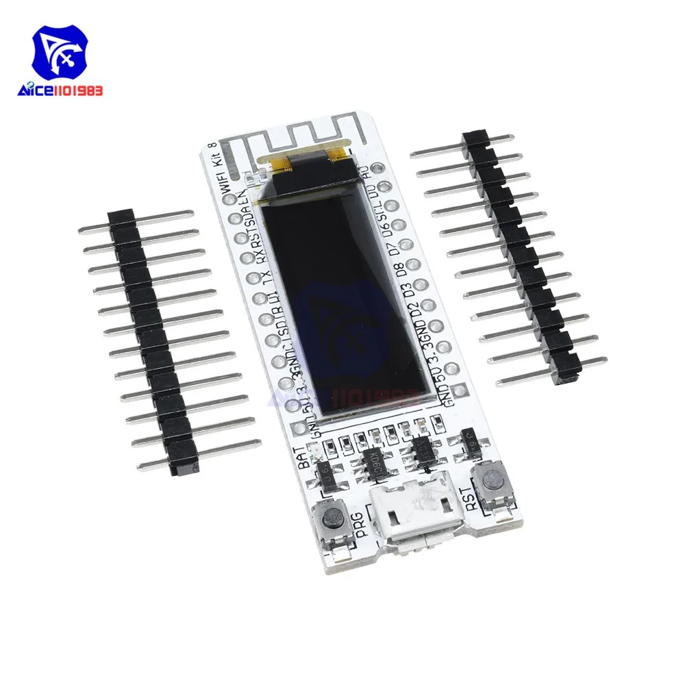 Макетная плата ESP8266 с Wi-Fi OLED-дисплей 0 91 дюйма CP2014 модуль NodeMcu 32 Мб флэш-Интернет