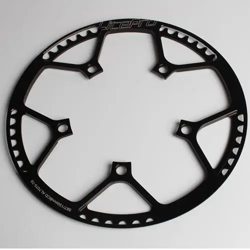 58T Black chainring Litepro, складная велосипедная звездочка, сверхлегкая, 130 BCD 45t 47t 53t 56t 58T AL7075, сплав, BMX, велосипедная звездочка, коленчатая пластина - Цвет: 58T Black chainring