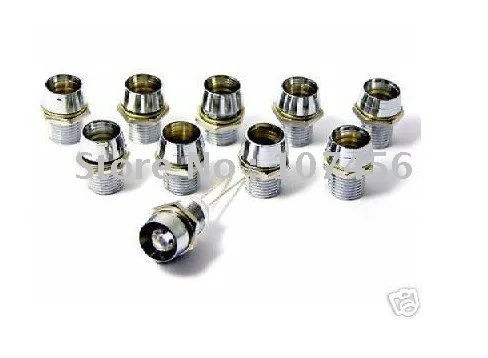

100pcs 5mm LED LEDs mount holder/ metal cover Clip Holder Display