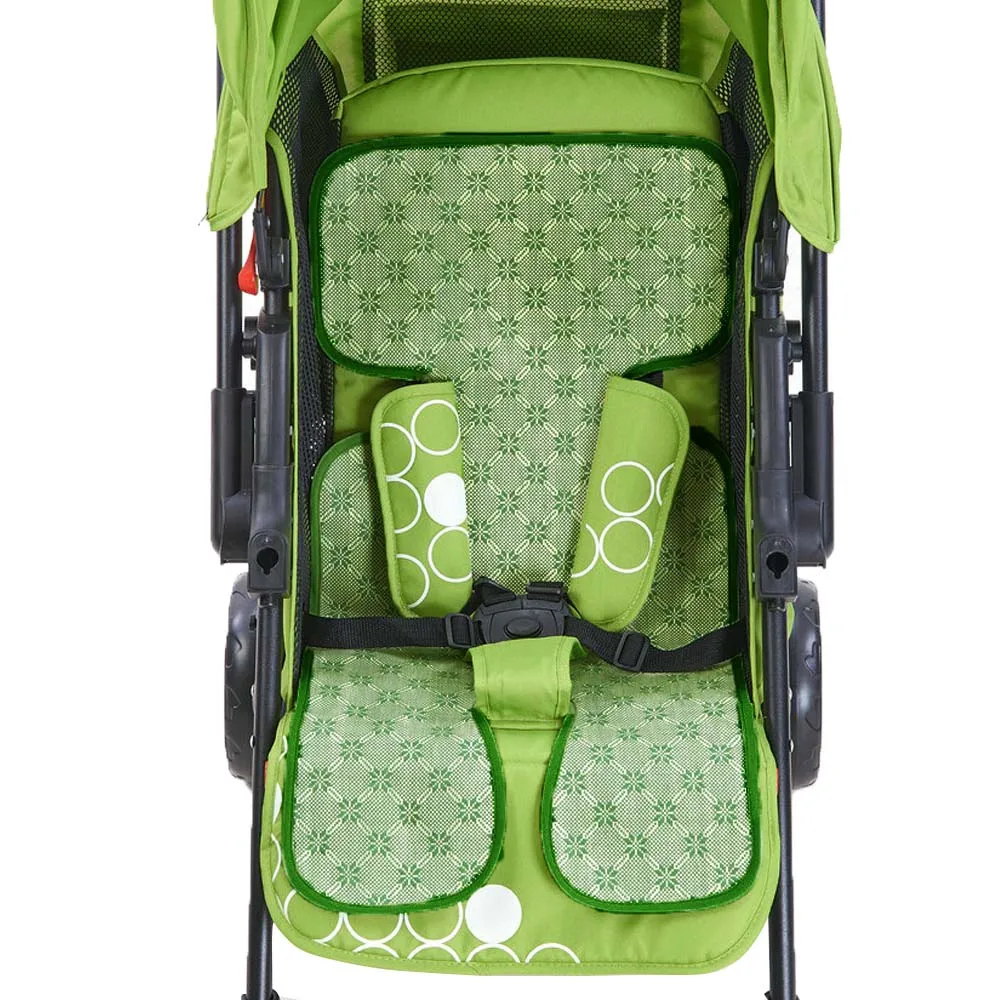 Льняные летние Многоразовые Детские коляски сиденья коврики для сна подстилка