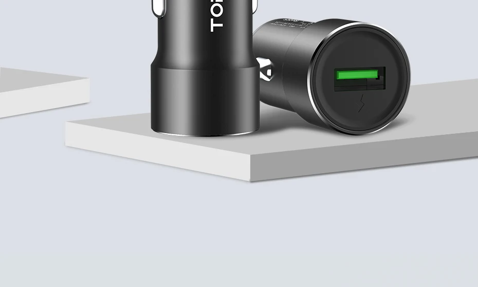 TOPK Quick Charge 3,0 Автомобильное зарядное устройство адаптер для iphone samsung huawei Xiaomi usb телефон зарядное устройство Быстрая зарядка автомобильное зарядное устройство