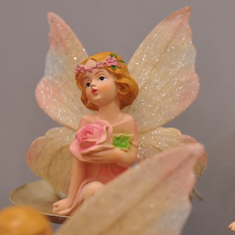Сказочные фигурки и миниатюрные из смолы в пасторальном стиле аксессуары для