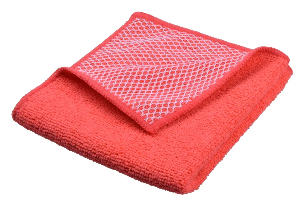 Sinland салфетка для кухонной посуды из микрофибры с полистериновым слоем кухонных полотенец для мытья посуды 5 разных цветов 12Inx12In 10 упаковок