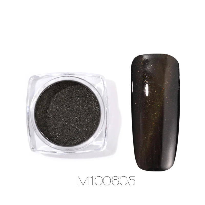 M100605 ROSALIND 1 шт., новинка, кошачий глаз, 3d эффект, блеск для ногтей, хромированная пудра, лак для ногтей, долговечный, УФ-светодиодный, для украшения, блестки, ногти, погружение - Цвет: M100605