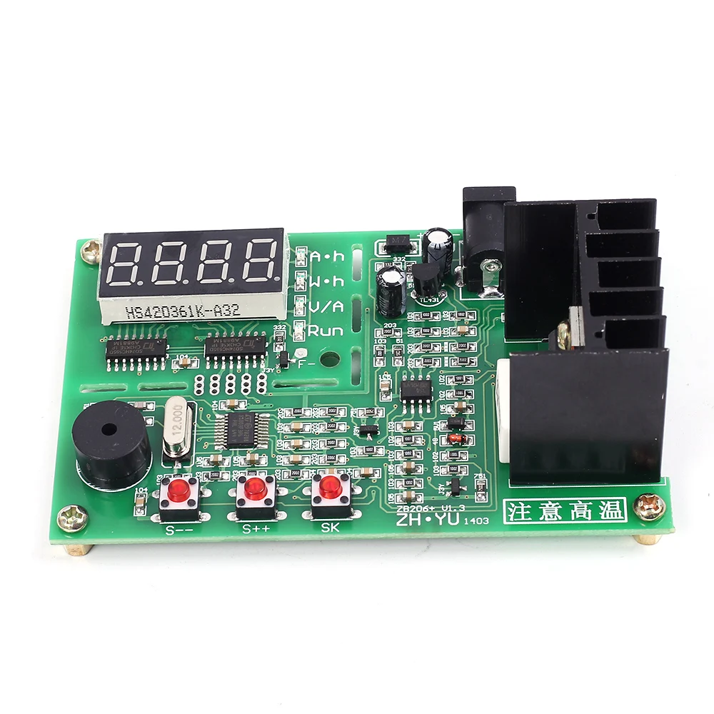 DC 12V ZB206 V1.3 тест емкости батареи er внутреннее сопротивление тест 18650 тестер литиевой батареи