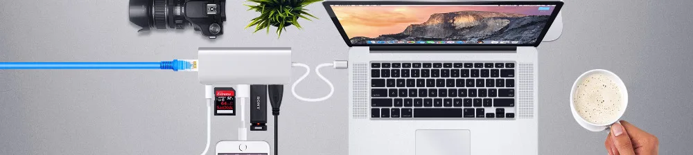 DZLST usb-хаб type C USB 3,1 адаптер SD/TF кард-ридер HDMI type-C PD зарядка USB 3,0 концентратор для MacBook huawei P20 Pro/Matebook