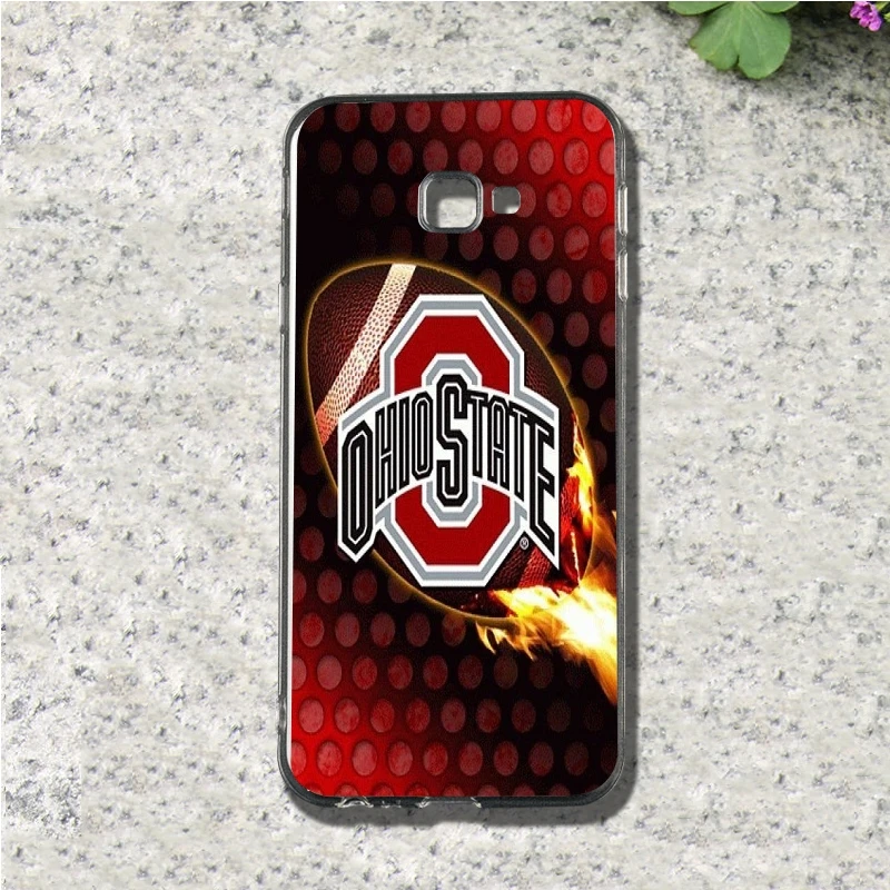 State Buckeyes Soft TPU Phone Case Cover For Samsung Galaxy A3 A5 A7 Alpha G355H 8262 G360 I9082 G530 J7 J8 On5 On7 2018 shell | Мобильные