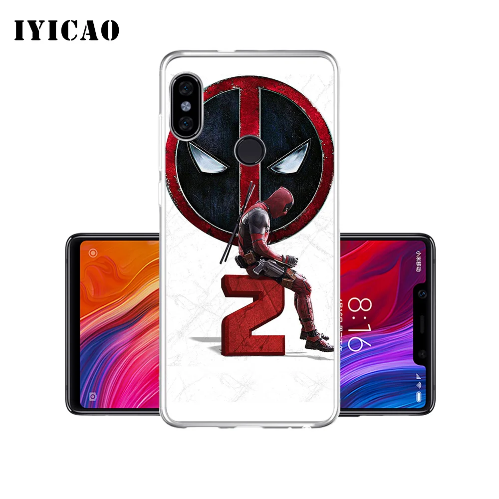 IYICAO DEADPOOL 2 movie Soft Silicone Phone Case for Xiaomi Mi 9 8 SE 6 A1 A2 Lite F1 MIX2S MIX3 TPU Cover | Мобильные телефоны и