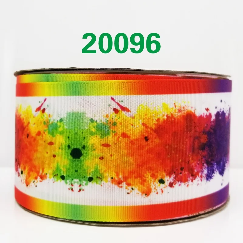 Бесплатная доставка 50 ярдов на размер лента с цветочным принтом 20739 | Дом и сад