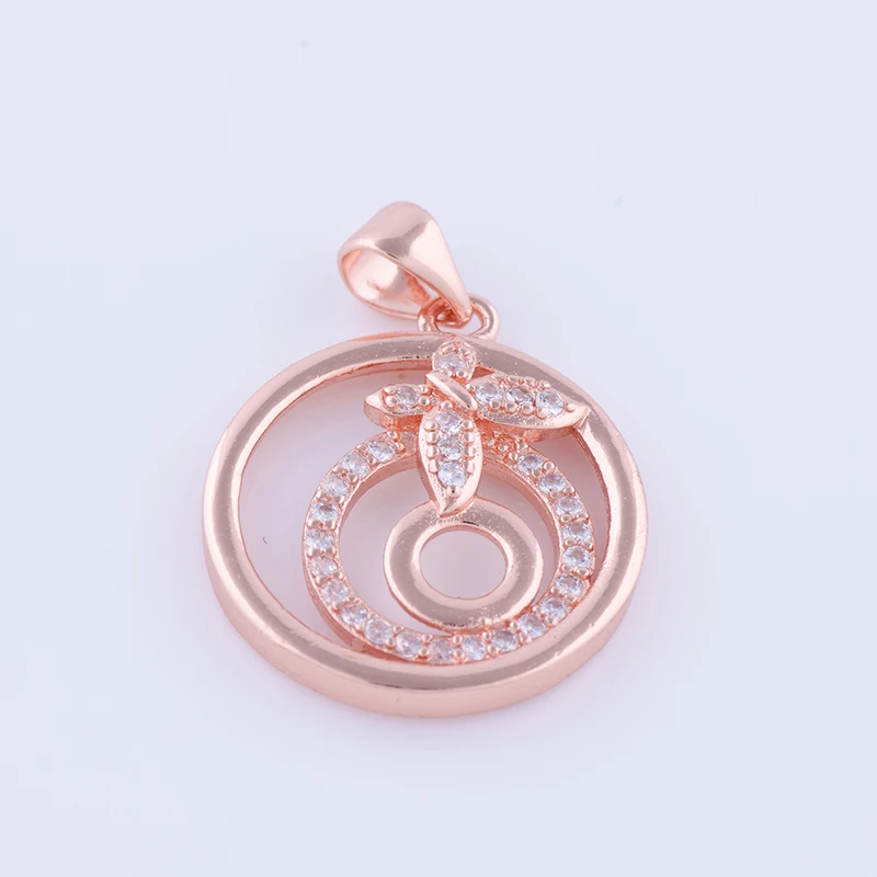 Модные ювелирные изделия блестящие циркониевые Подвески в виде бабочки для