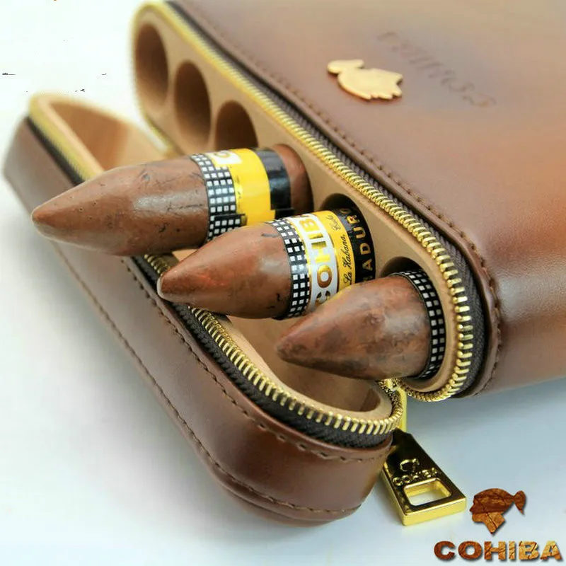 Шесть портсигар с сигарой увлажняющие трубки хьюмидор для сигар Cohiba Изысканные