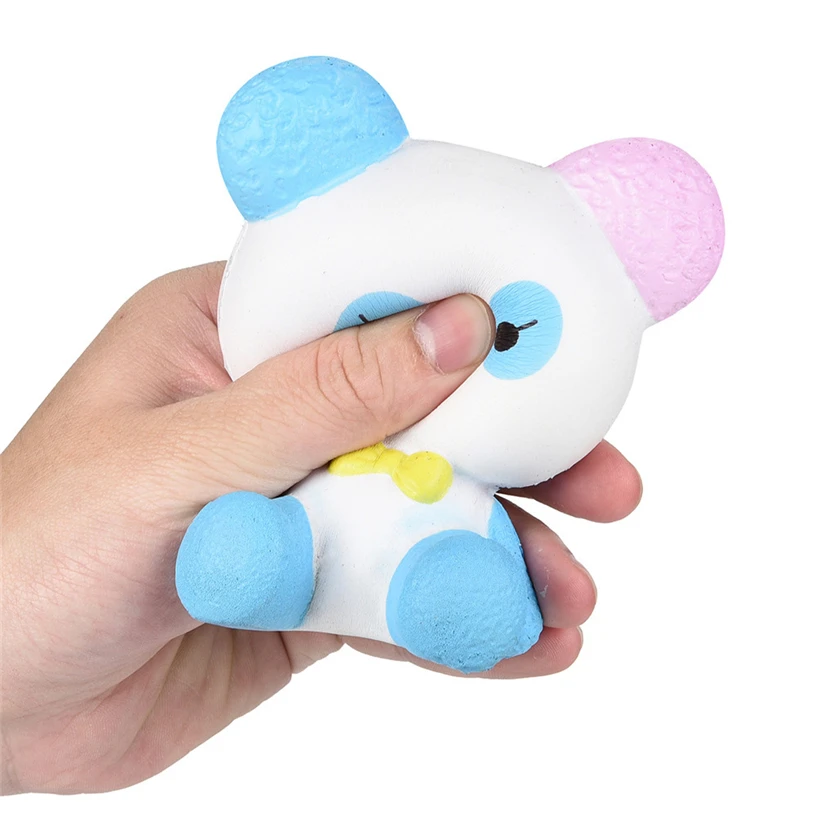 Милая кукла Jumbo Fat Panda Egg Squishy на ремешках для телефона украшение автомобиля
