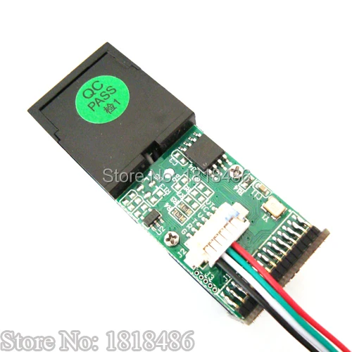 2 шт./лот UART интерфейс распознавания отпечатков пальцев МОДУЛЬ оптический модуль отпечатков пальцев датчик отпечатков пальцев два раза разработка