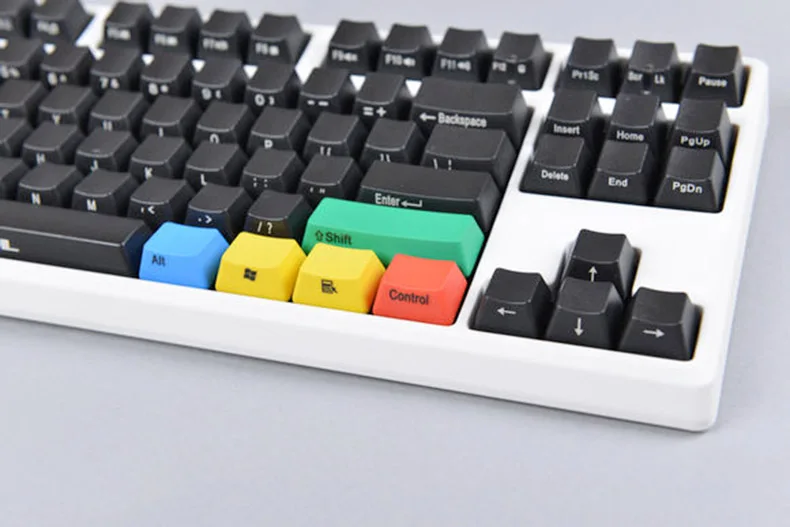 Пустой Толстый PBT 9 клавиш RGBY цвет Keycap OEM высоко Cherry MX переключатели Keycaps для Keycool/NOPPOO/Ducky/filco Keycap