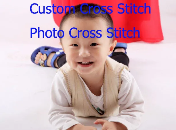Пользовательские фото вышивки крестом комплект с вышивкой 8 дюймов или любой