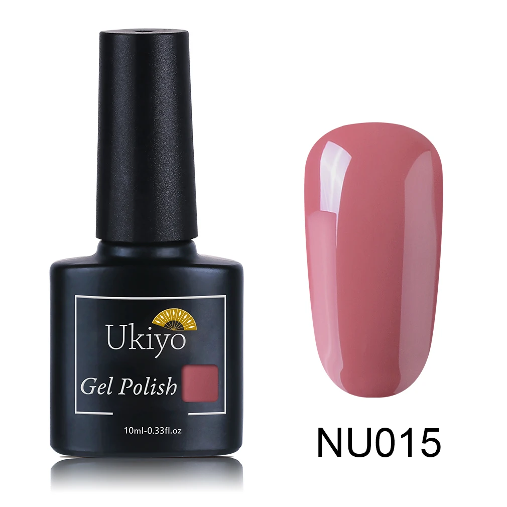 UY-NU015-10ML Ukiyo 10 мл телесный цвет серии УФ-гель для ногтей Отмачивание Полупостоянный лак для ногтей Nagellak гель лак Лаки - Цвет: UY-NU015-10ML