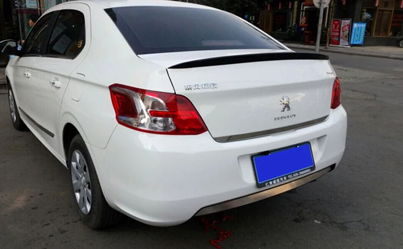 Для Peugeot 301 спойлер высокого качества ABS Материал заднее крыло автомобиля праймер