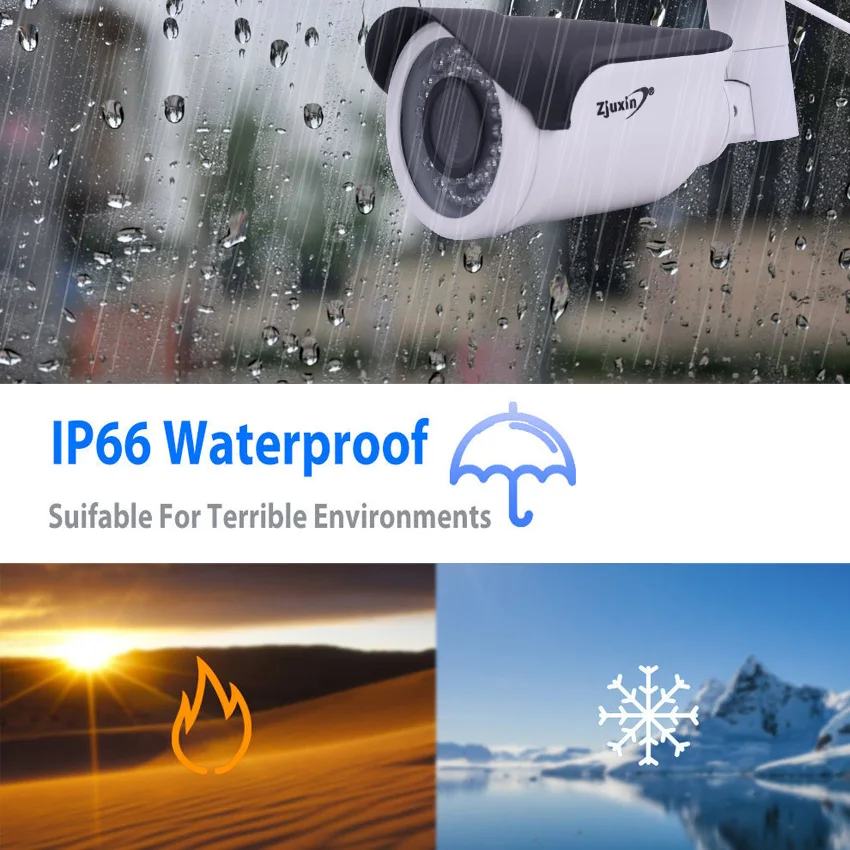 Zjuxin SONY 226 CMOS+ HI3519 чип 12MP 4000x3000 HD 4K 3,6-11 мм Моторизованный объектив P2P IP PoE камера видеонаблюдения IR 25 м ночное видение IP66