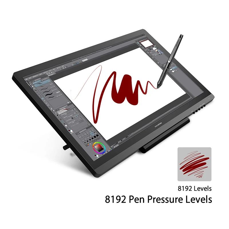 HUION KAMVAS GT-191 V2 ручка планшет Рисование монитор ручка дисплей монитор с не тесто стилус 8192 ручка давление