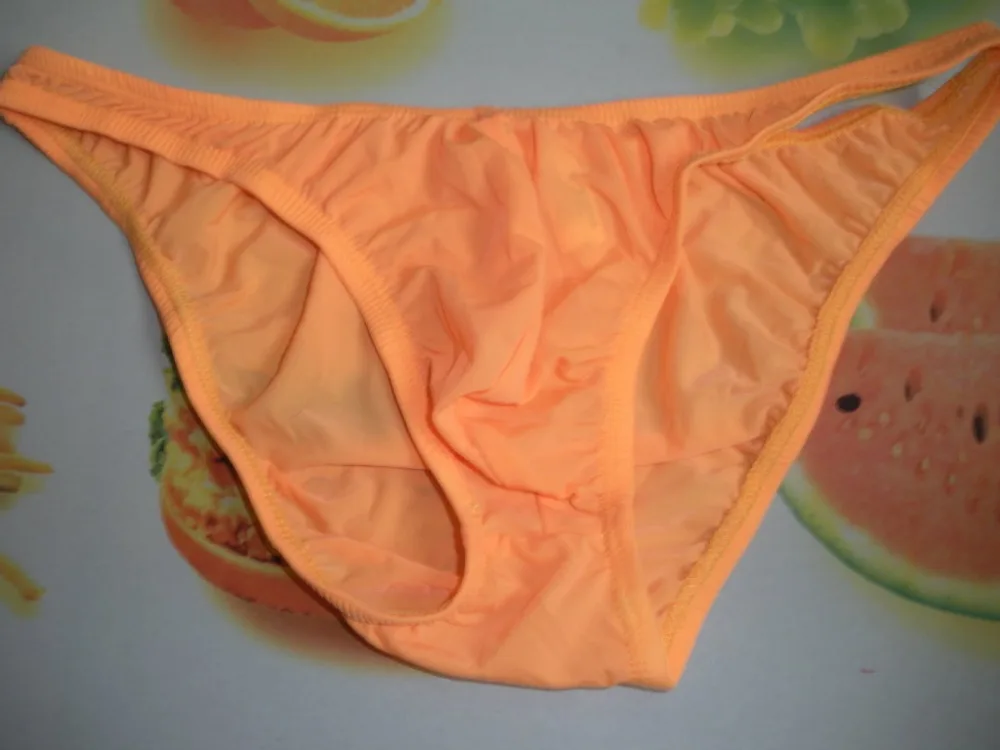 Мужское нижнее белье для геев трусы с низкой талией маленькие Трусы из вискозы