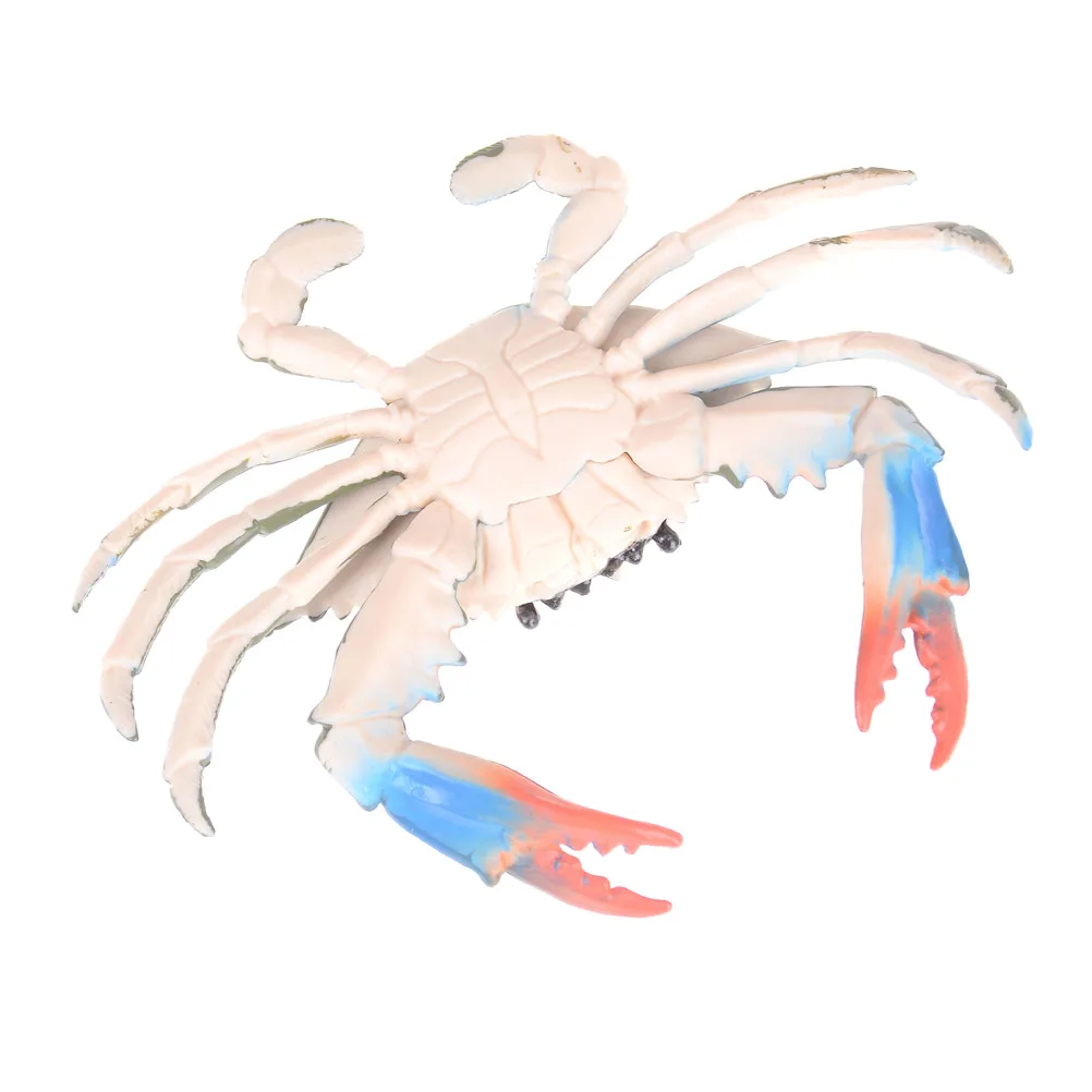 

The Underwater World Toys Simulation Animals Seafood Model Plastic Crab Toy Sea Life Action Figures Collection Boys Gift