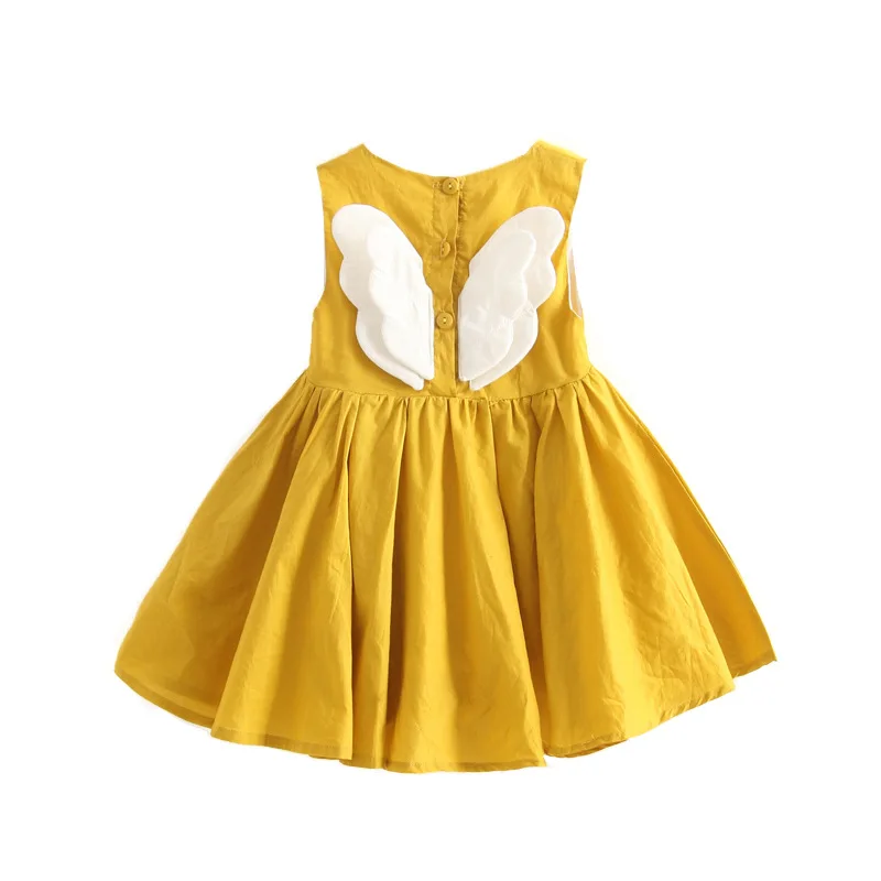 Вечерние платья с перьями ангела для маленьких принцесс Детские девочек Платья