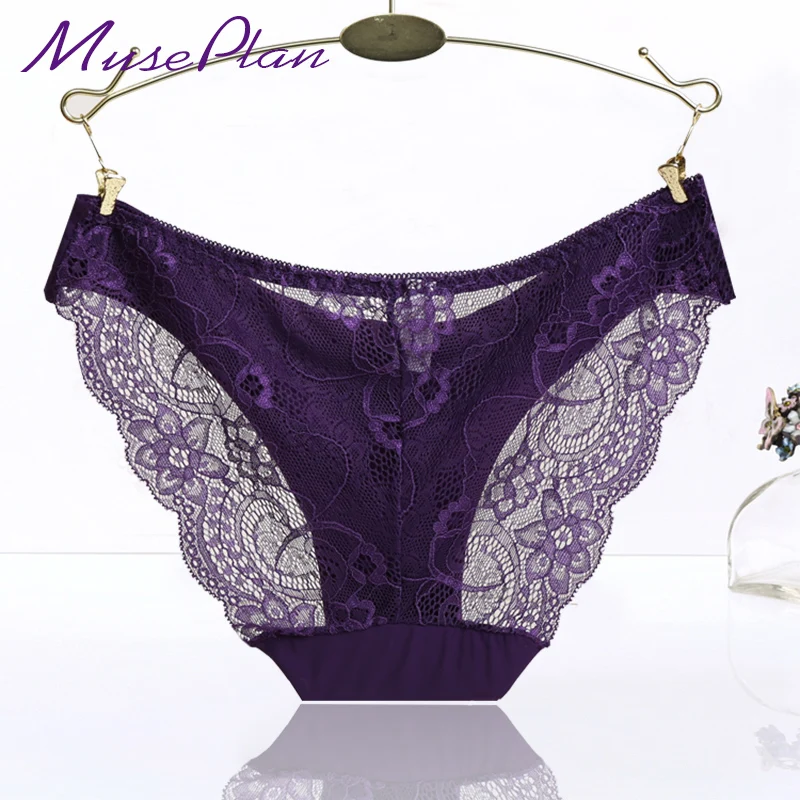 3 штуки в партии! Горячая распродажа! Сексуальные кружевные трусики бесшовные