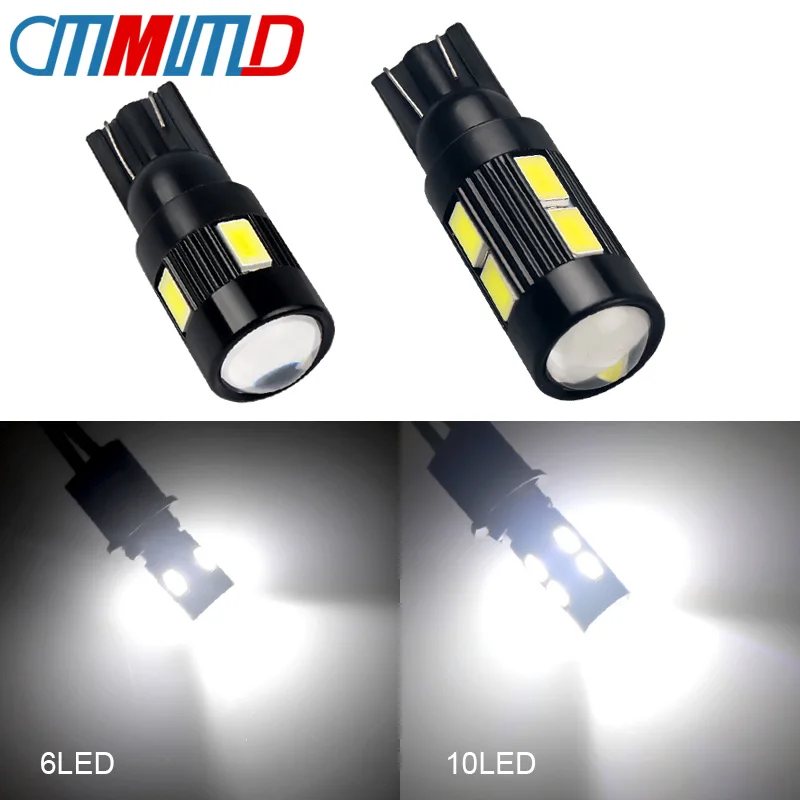 2 шт. светодиодные лампы 168 194 W5W 5630 6/10SMD Canbus|Сигнальная лампа| |