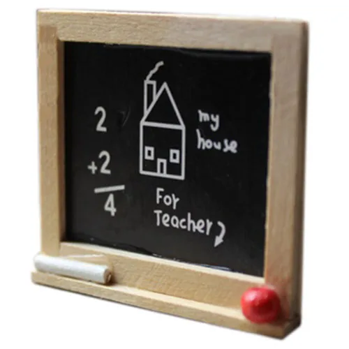 Горячая 1:12 кукольный домик Мини Доска| |