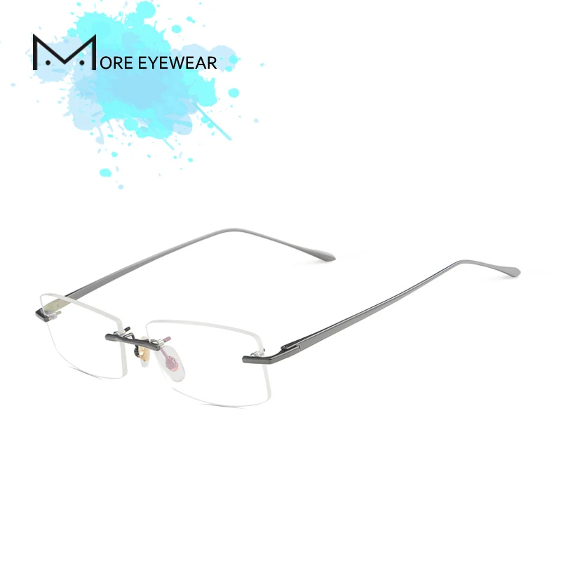 8914 оправы очки Рецептурные Оптические ультралегкие винтажные мужские титановые