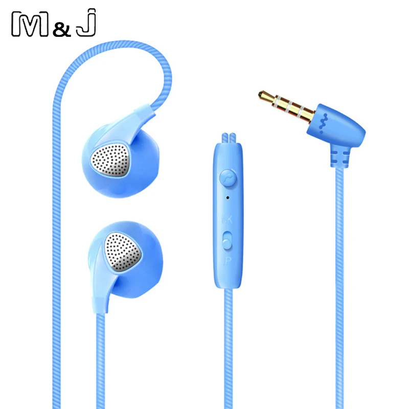 Наушники M & J для iPhone 6 6S 5 дюймов головные наушники с микрофоном разъем 3 мм басовая