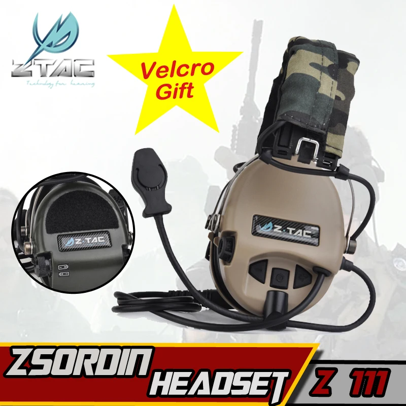 Гарнитура soundin Peltor в стиле милитари с адаптером для шлема|z 111|z tactical sordinsordin |